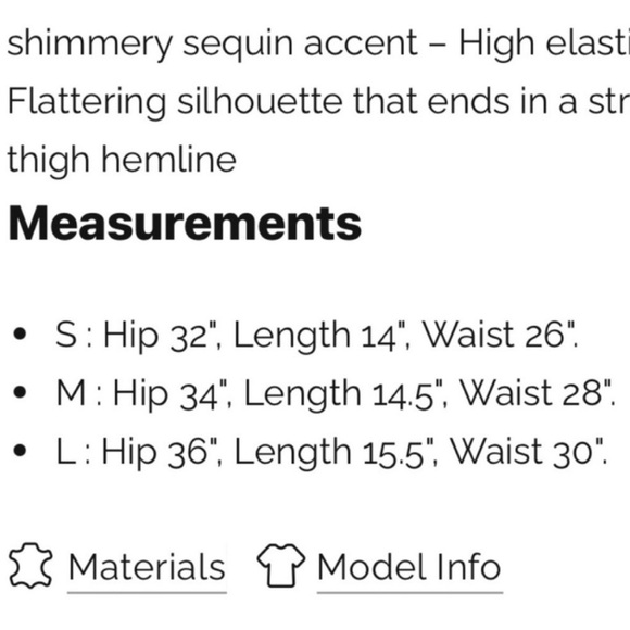 Elastic waist band Sequin Skirt silver color - Picture 4 of 4